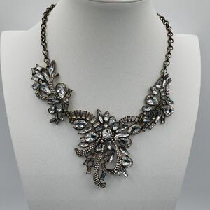 Joan Rivers Silver and Crystal Statement Necklace
